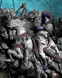 Richard Cœur de Lion à la bataille d'Arsouf