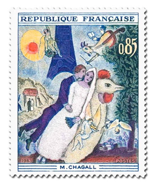Chagall - Les mariÃ©s de la Tour-Eiffel