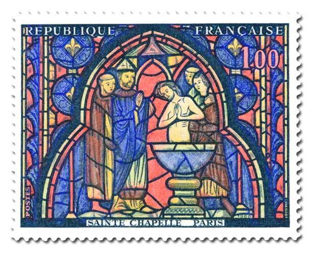 Vitrail de la Sainte Chapelle  - PARIS