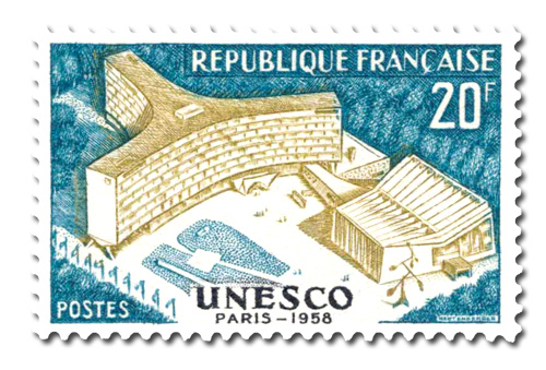 Inauguration du Palais de l'U.N.E.S.C.O Ã  Paris