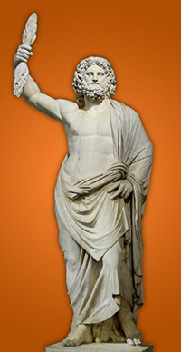 Zeus, le dieu des dieux et souverain de l'Olympe