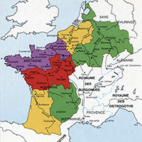 Premier partage du royaume Franc