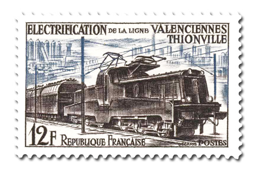 Eleclectrification , ligne  Valenciennes-Thionville 
