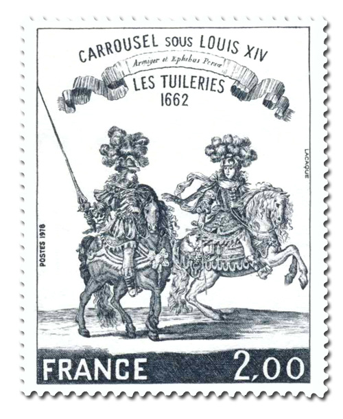 Carrousel sous Louis XIV - Les Tuileries 1662 .