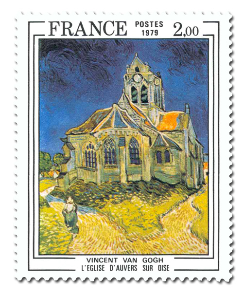 Eglise d'Auvers-sur-Oise  -  Vincent van Gogh ( 1853 - 1890 )