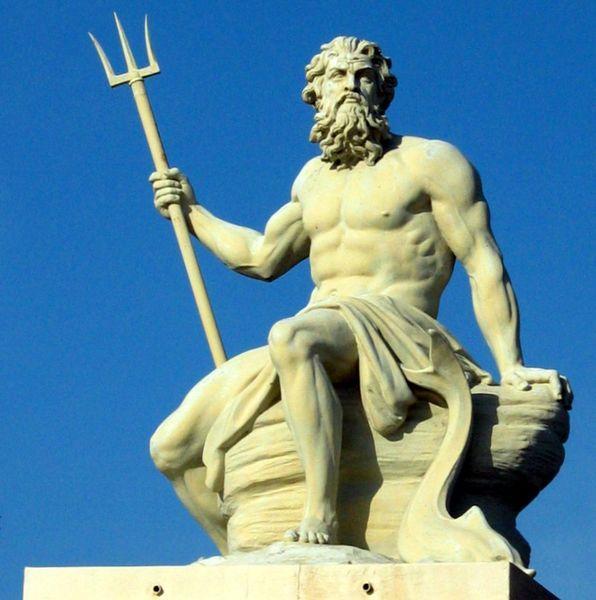 Poseidon, dieu des mers et des océans