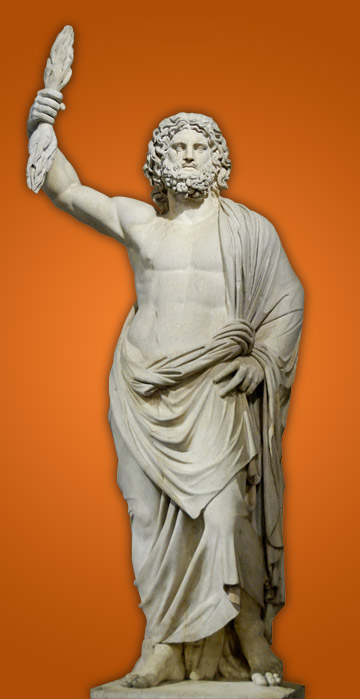 Zeus dieu de l'olympe - Mythologie grecque et mythes grec